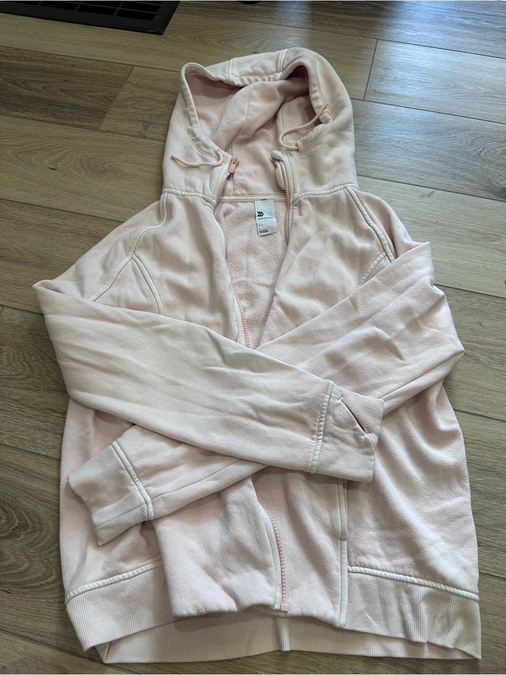 all in motion Light Pink Hooded Zip-Up Jacket